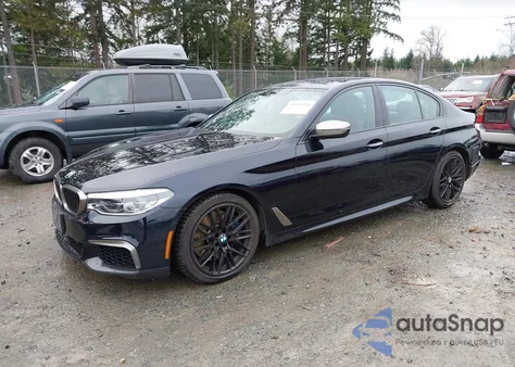 2018 BMW M550I xDrive из США, поврежденный, VIN WBAJB9C56JB287096